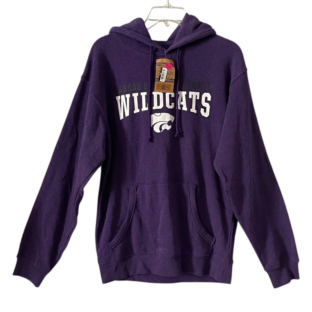 Kansas State Wildcats Purple Pullover‎ Hoodie Sweatshirt K State NCAA Men's M